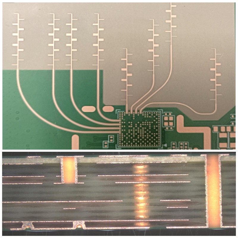 8層77G毫米波雷達(dá)基板